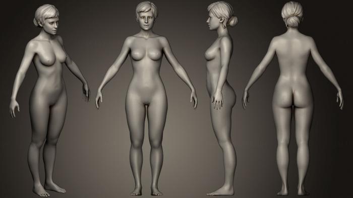 Figurines of girls - Lust Mocap t pose, STKGL_0203. 3D stl model